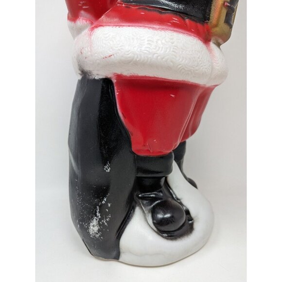 VTG 1969 Empire Santa Claus Lighted Blow Mold w/ Bell & Sack 19” ~ Made In USA - Picture 6 of 12